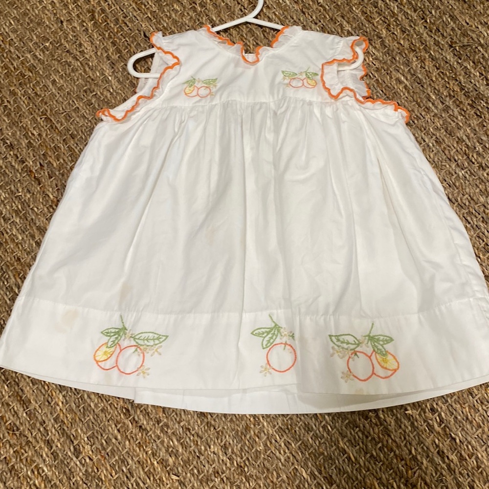 Christen Elizabeth orange dress